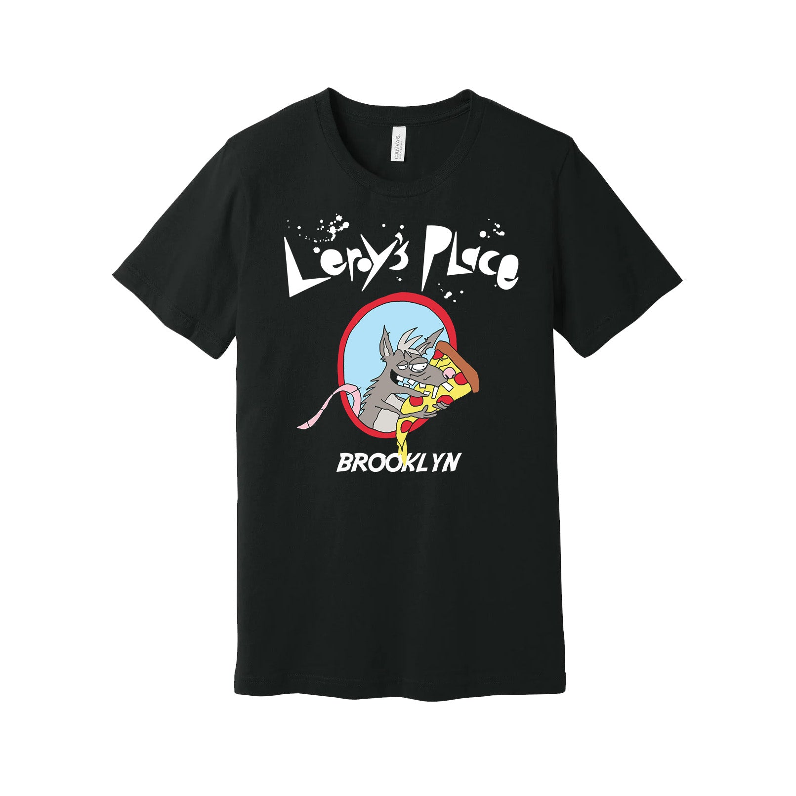 トップス rat Pizza Rat - Illustrated Leroy's Place Tee Shirt – leroysplace