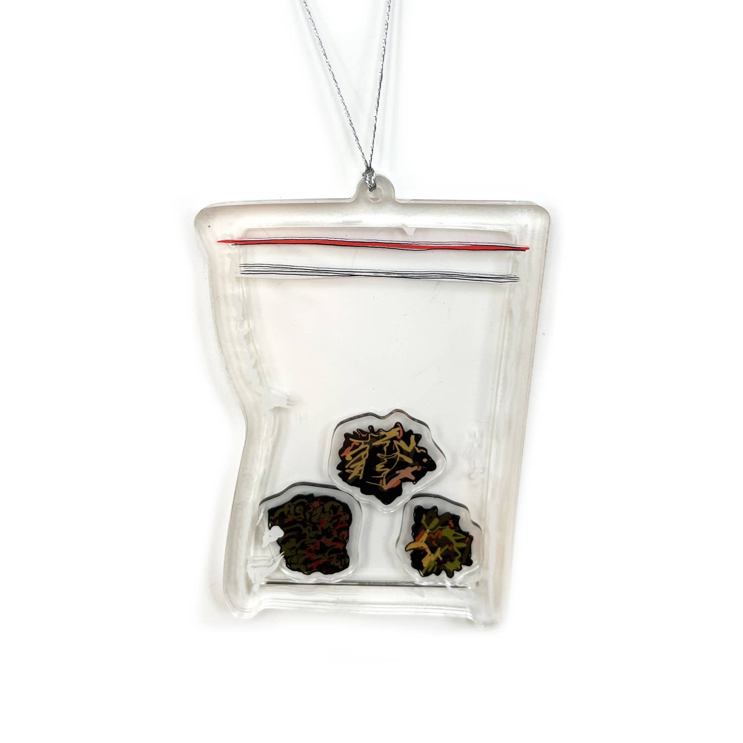 Nuggie Bag Shaker - Acrylic Ornament