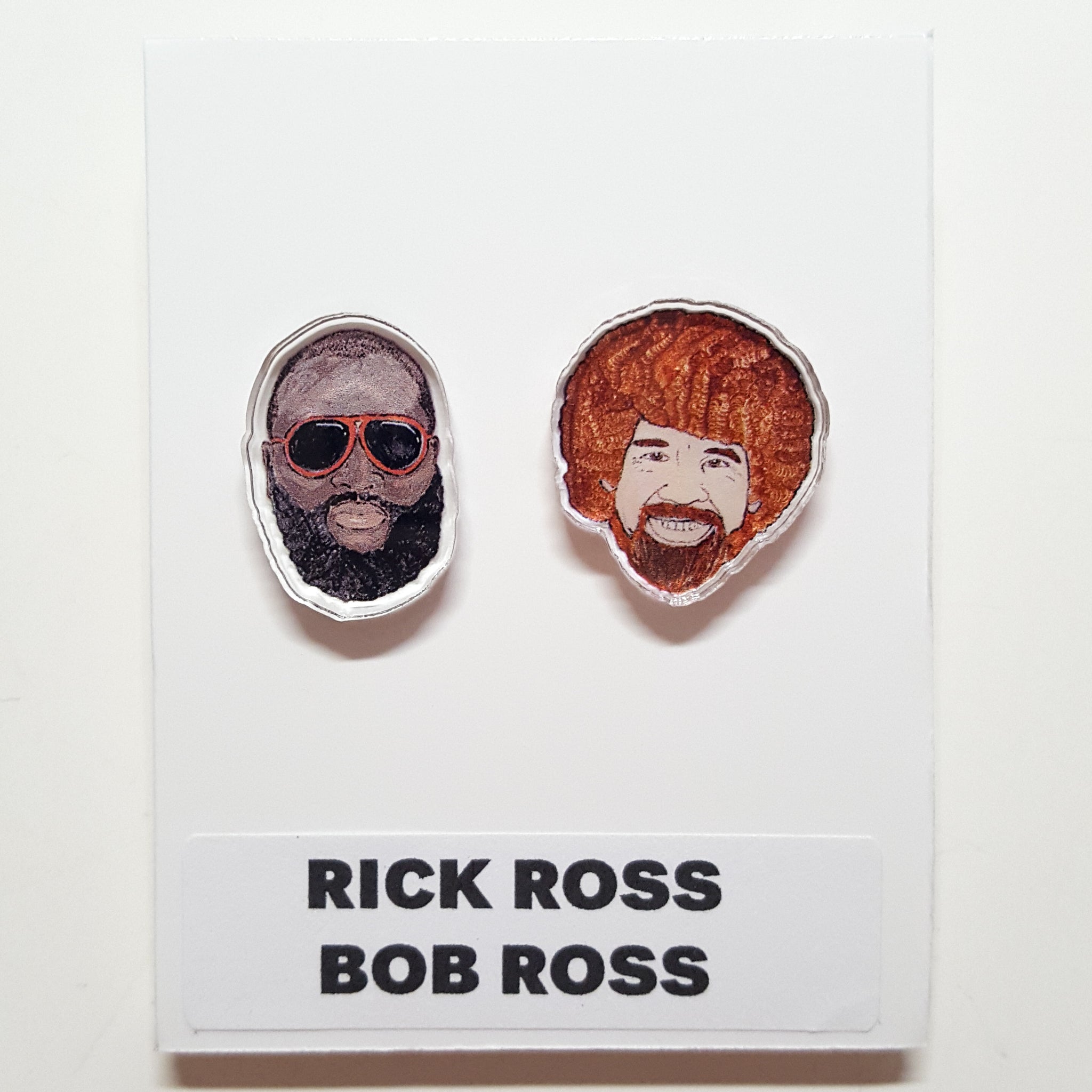 Rick Ross / Bob Ross | Icons Stud Earrings