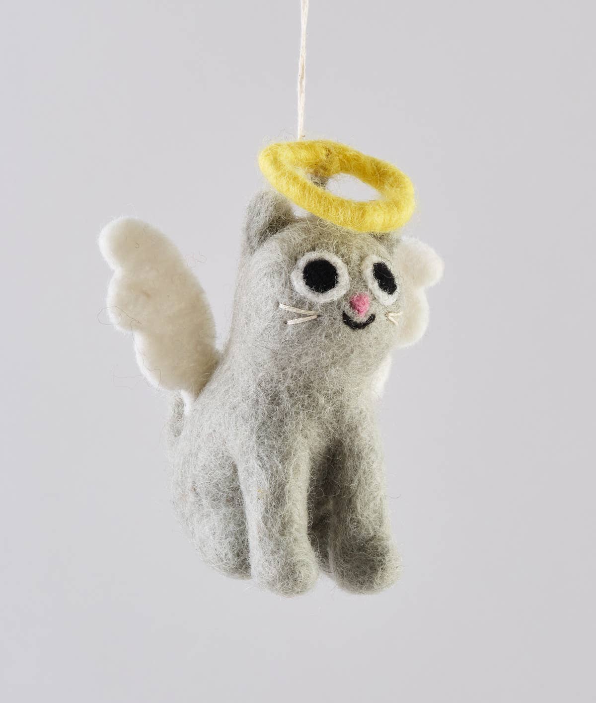 Gabby the Angel Cat - Felt Ornament