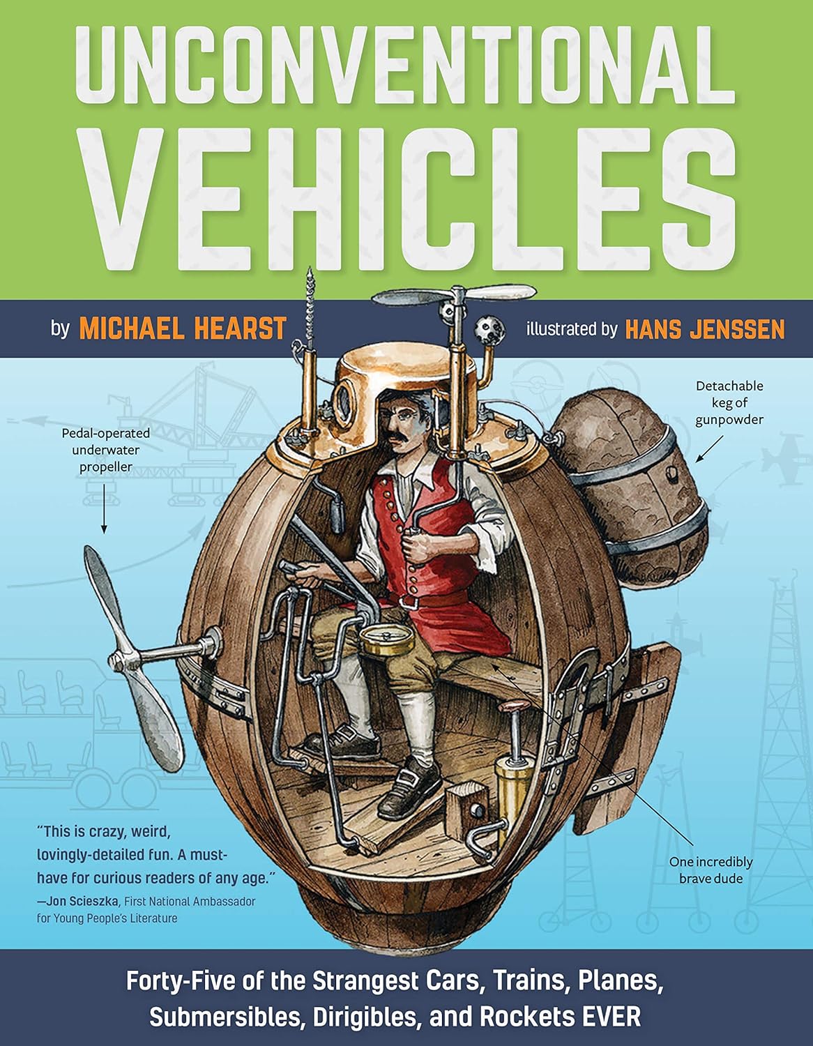 Unconventional Vehicles - Hardcover Kids Book