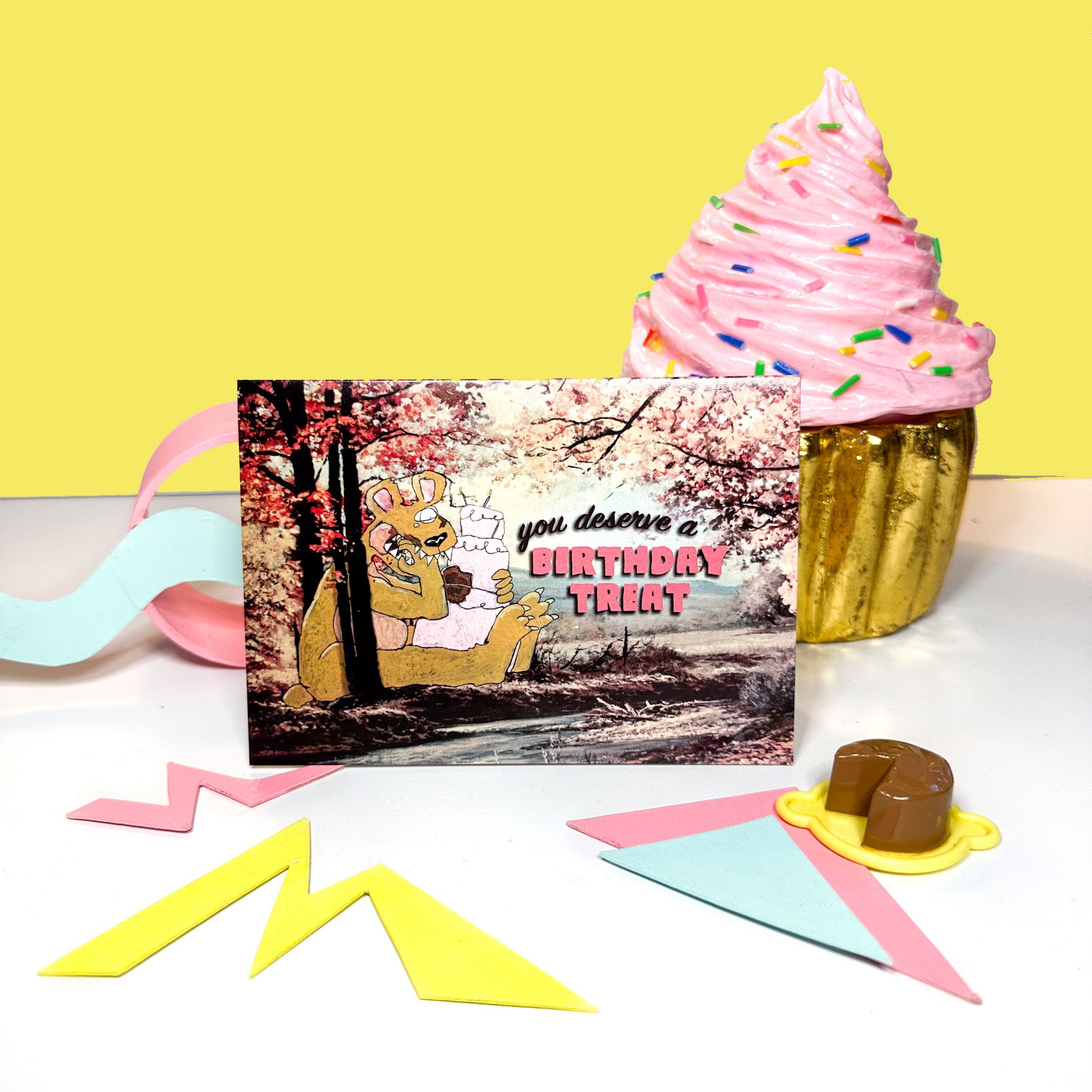 You Deserve a Birthday Treat - Leroy's Place Greeting Card