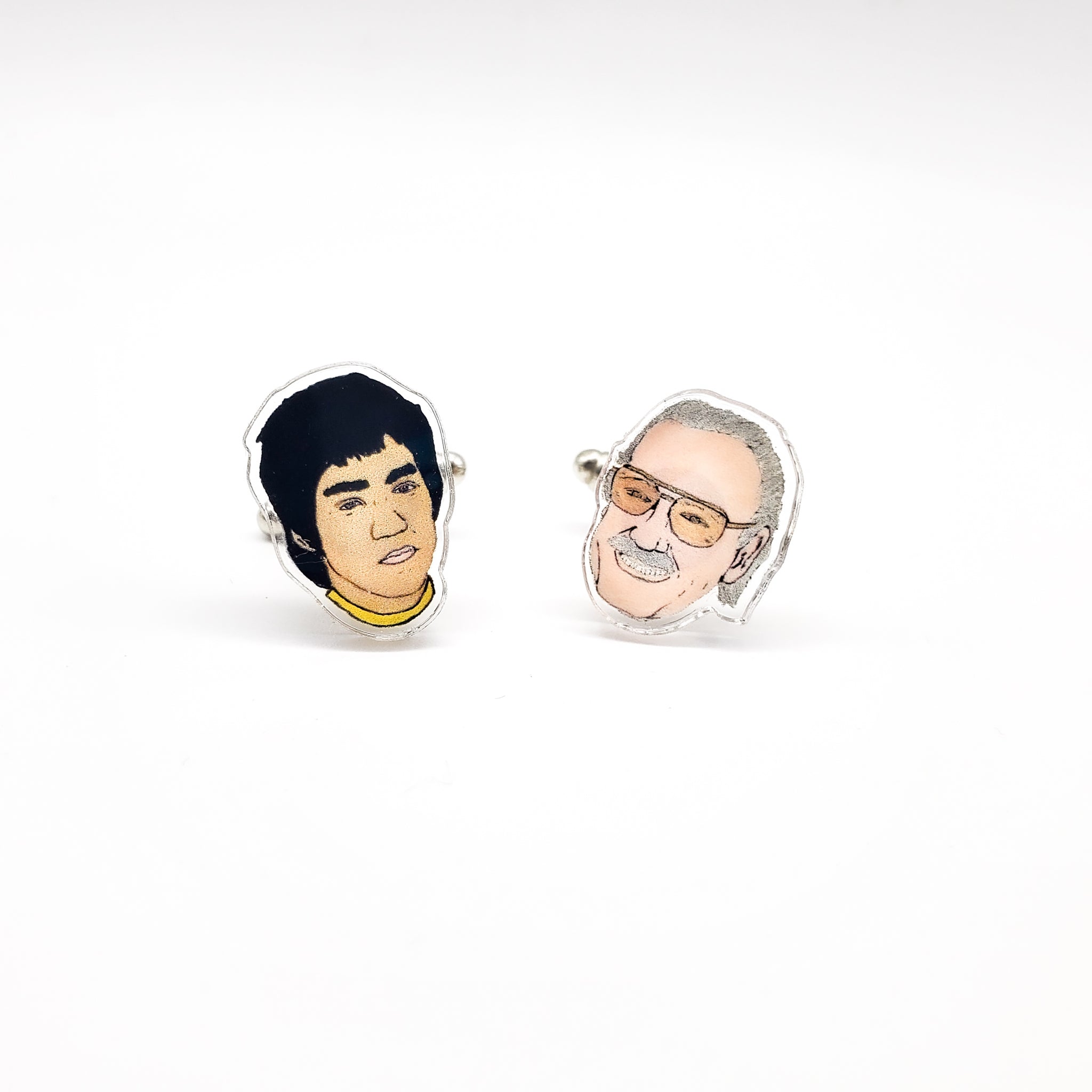 Bruce Lee / Stan Lee  | Icons Cufflinks