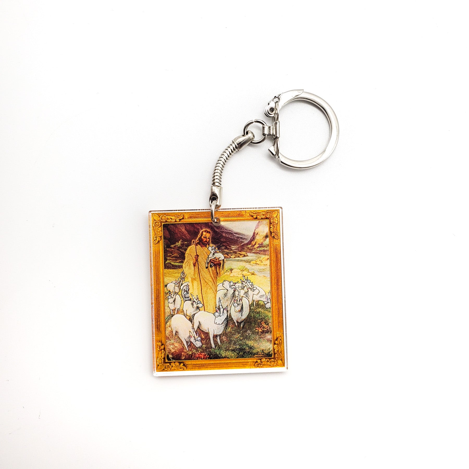 Monster Art Keychain | Jesus and His Fat Ass Unicorns