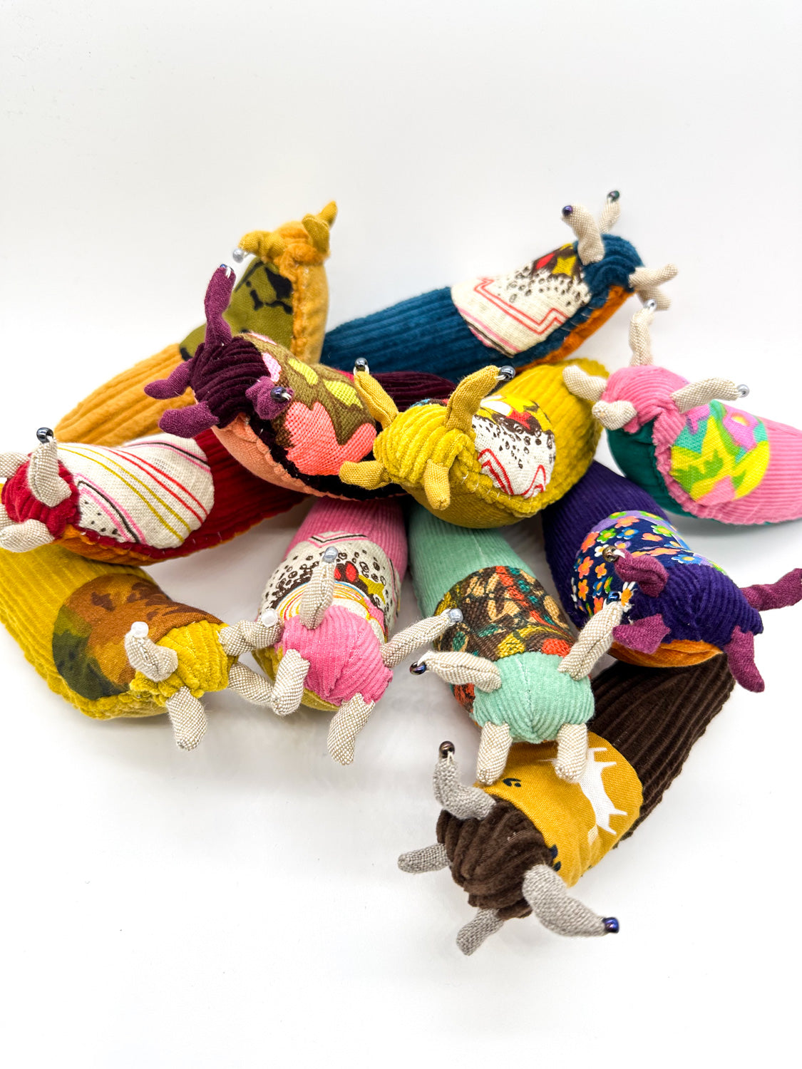 Pocket Slug - Handmade Soft Sculpture