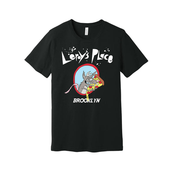 Pizza Rat - Illustrated Leroy's Place Tee Shirt – leroysplace