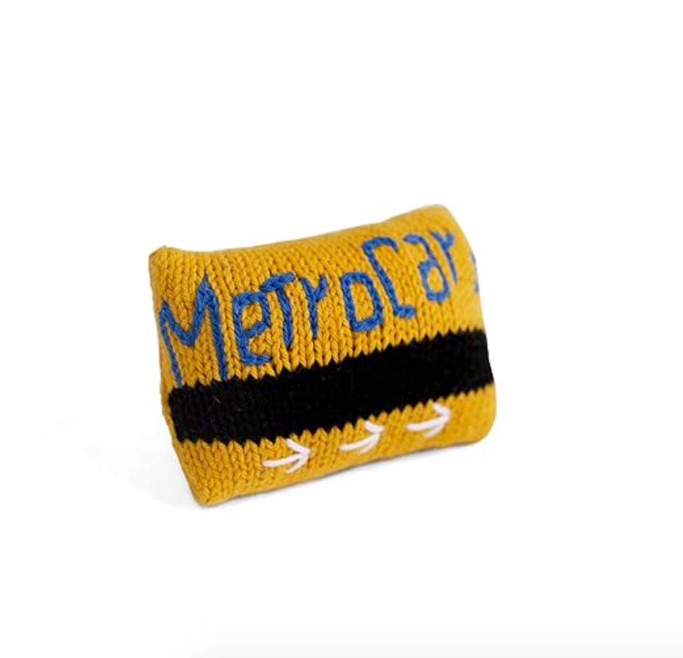 MetroCard - Organic Cotton Baby Rattle