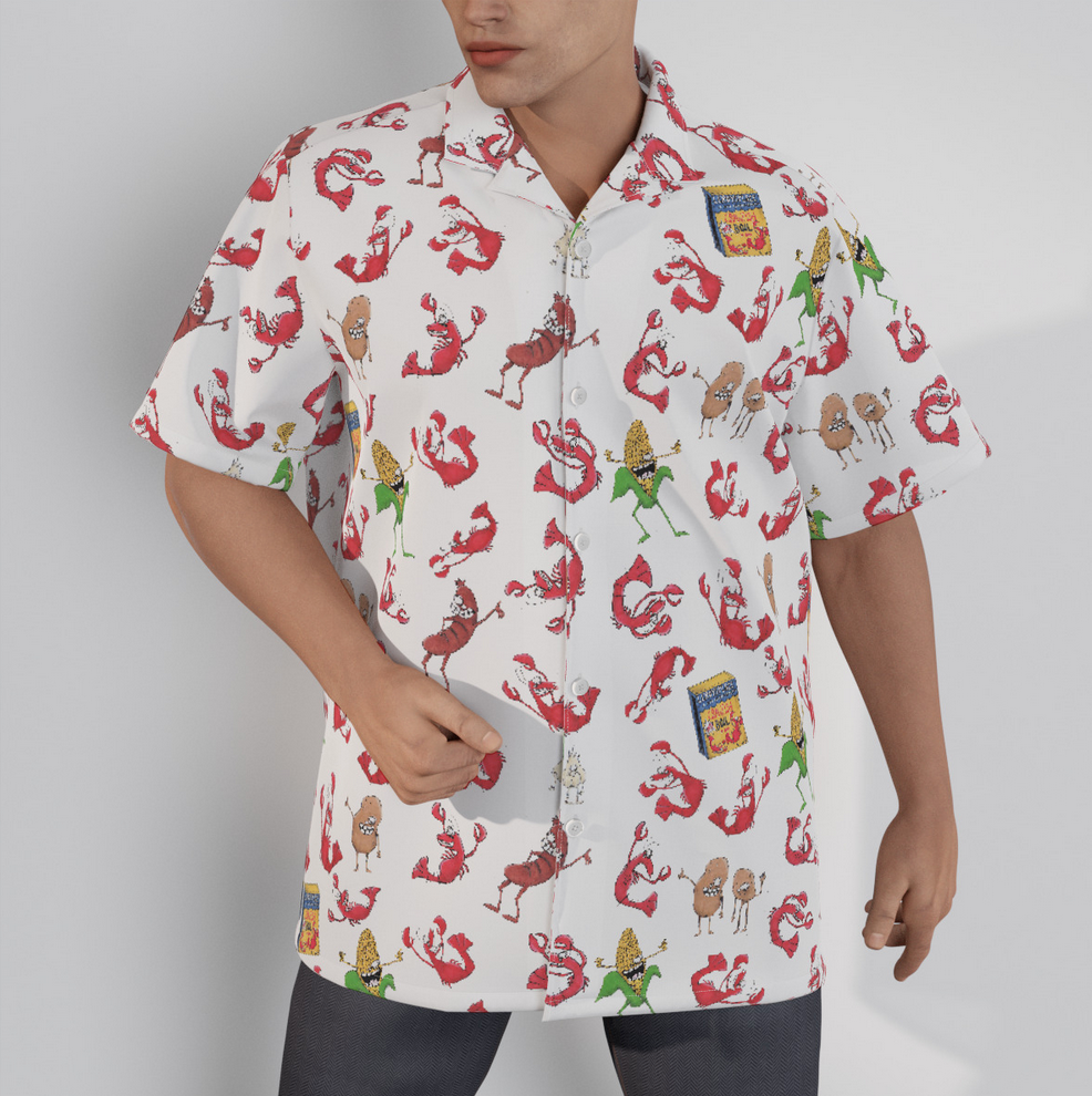 Crawfish Boil - Illustrated Half Sleeve Shirt PREORDER