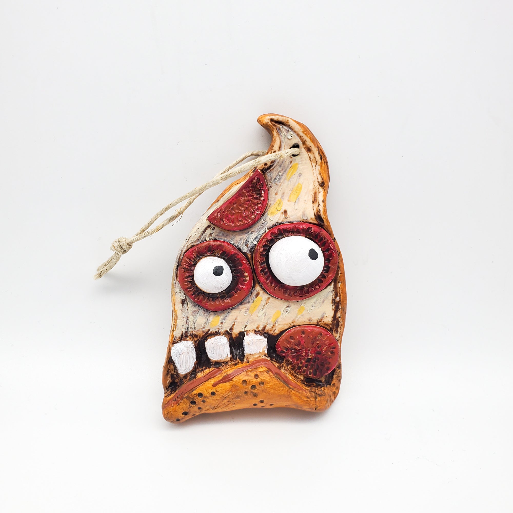 Monster Pizza - Limited Edition Handmade Ornament