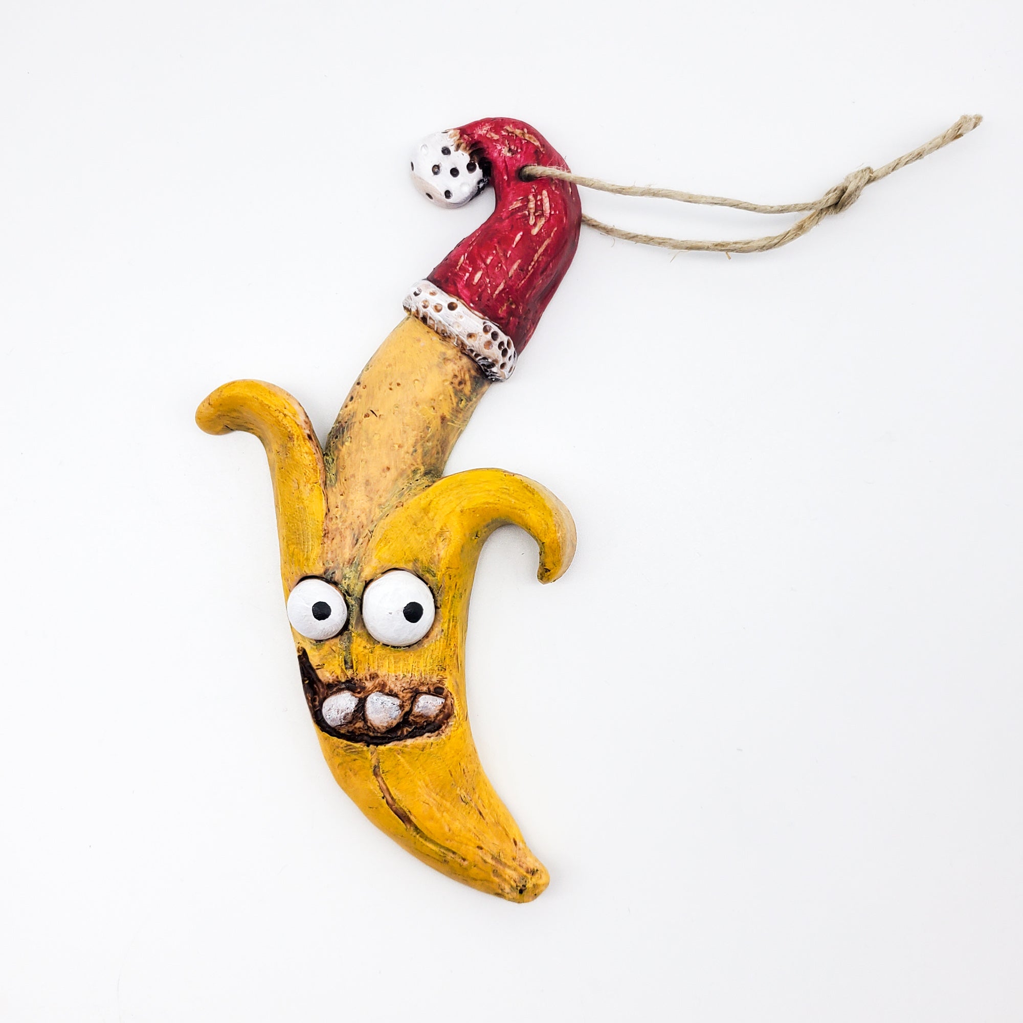 Banana Santa - Limited Edition Handmade Ornament