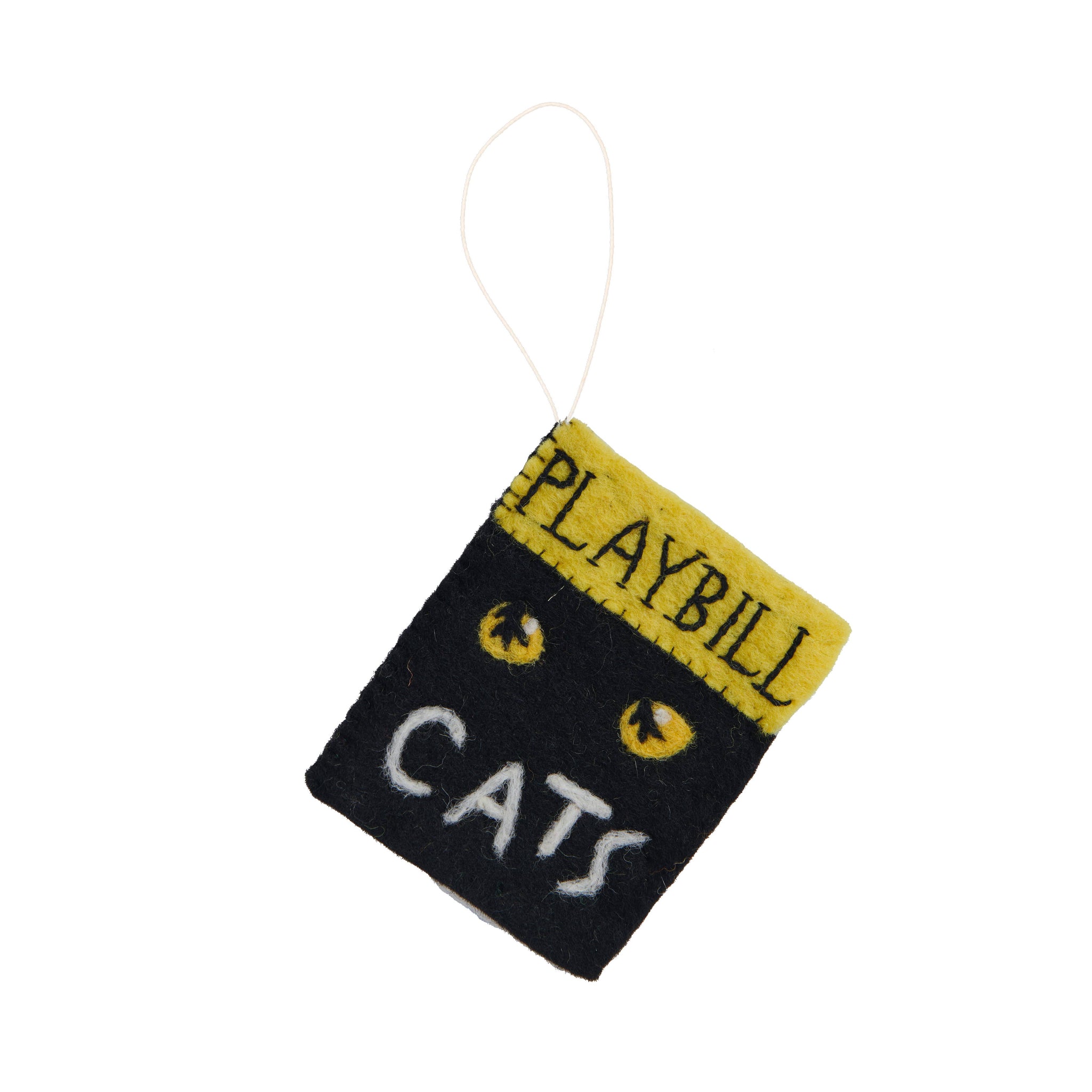 Cats - Felt Playbill Ornament