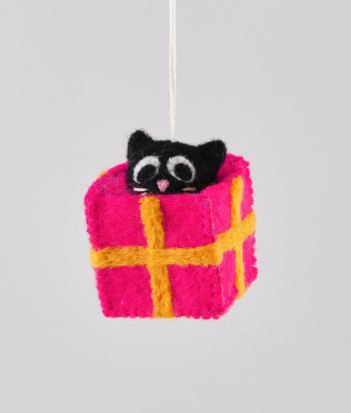 Roland the Gift Kitty - Felt Ornament