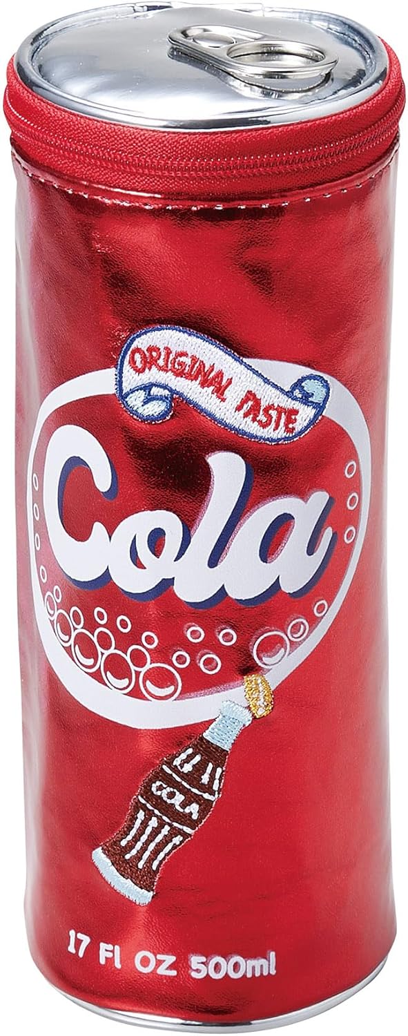 Cola Can - Embroidered Zip Pouch