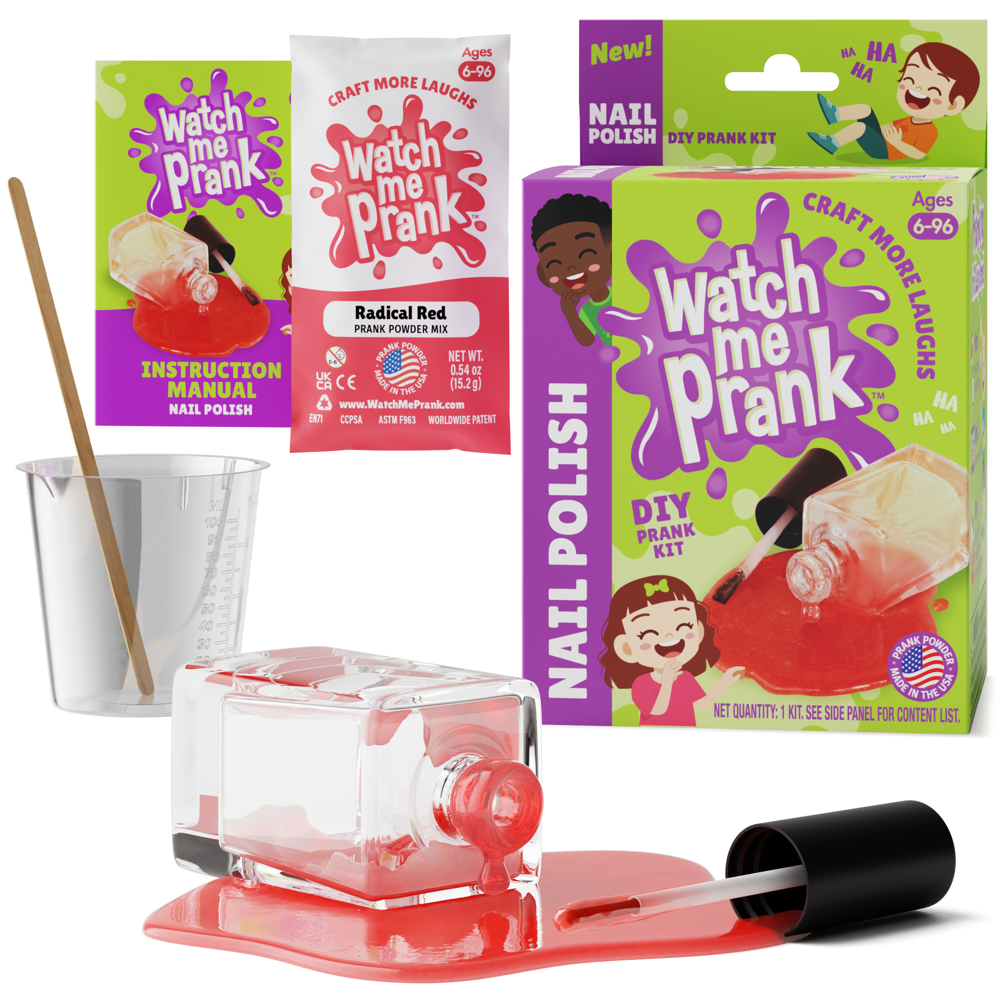 Nail Polish Spill - DIY Prank Kit