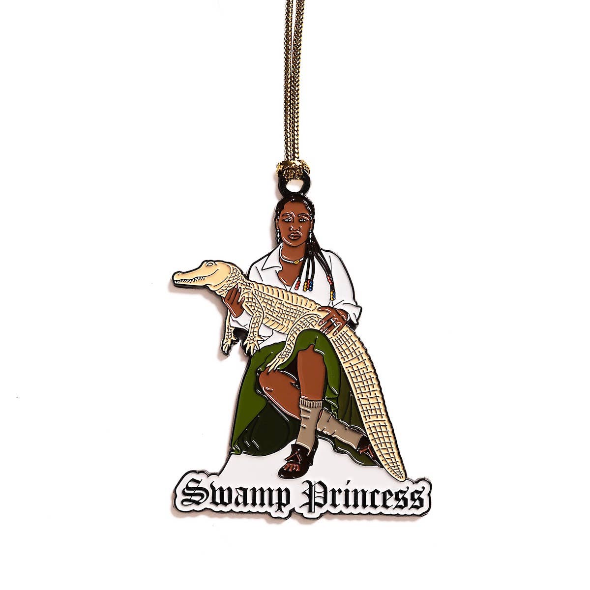 Swamp Princess - Enamel Ornament