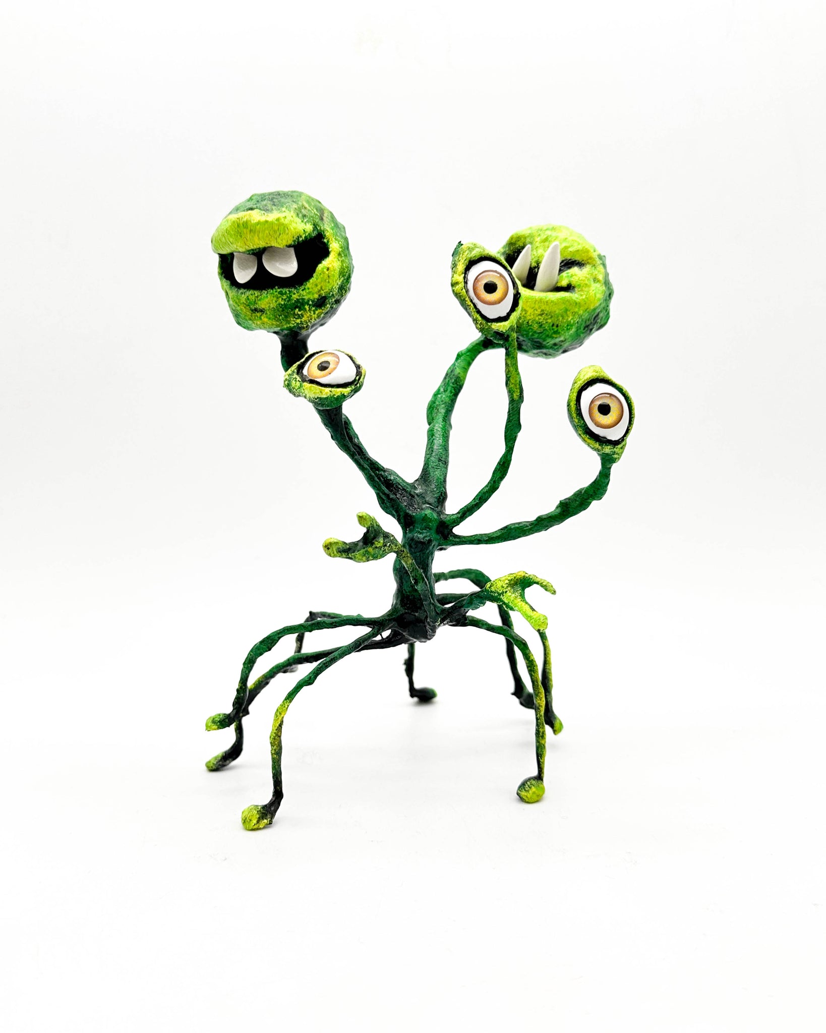 Green Bungle - One of a Kind Monster Sculpture