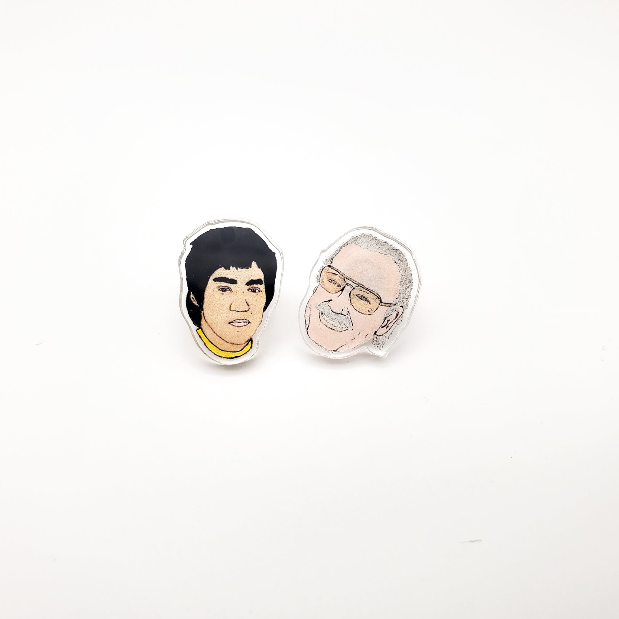 Bruce Lee / Stan Lee | Icons Stud Earrings