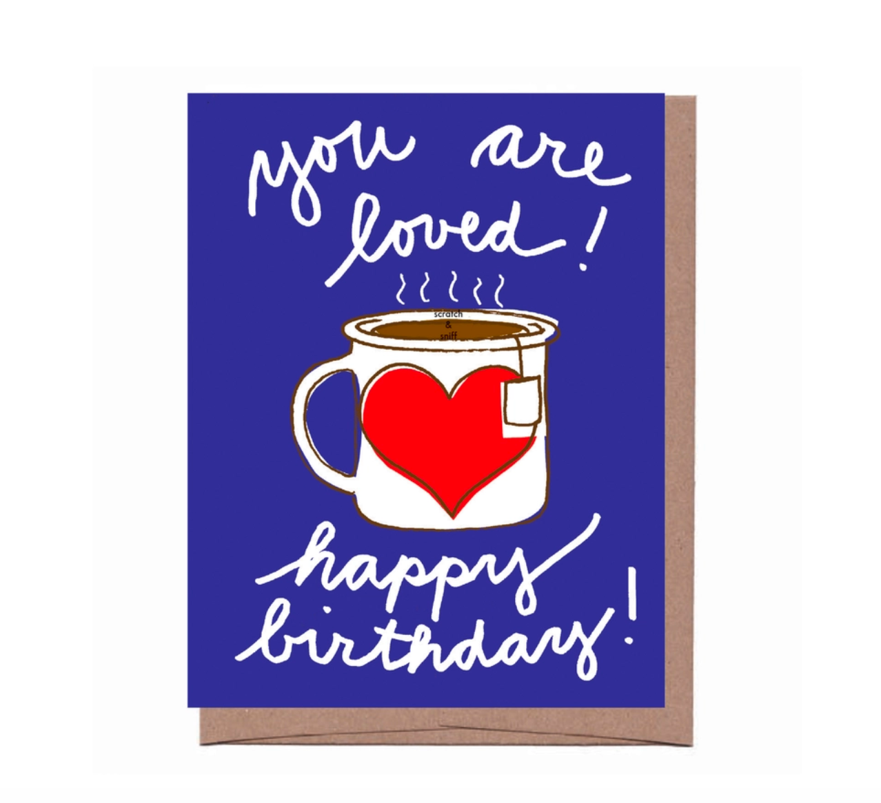 Birthday Tea - Scratch N Sniff Card
