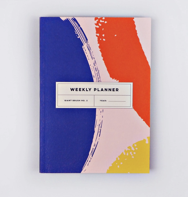 Abstract Art - Undated Weekly Planner