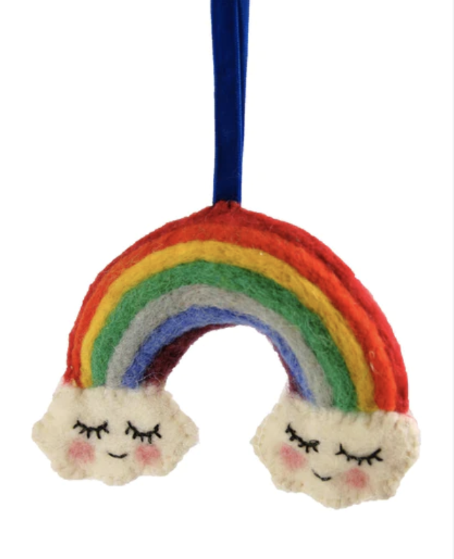 Peaceful Rainbow - Soft Ornament