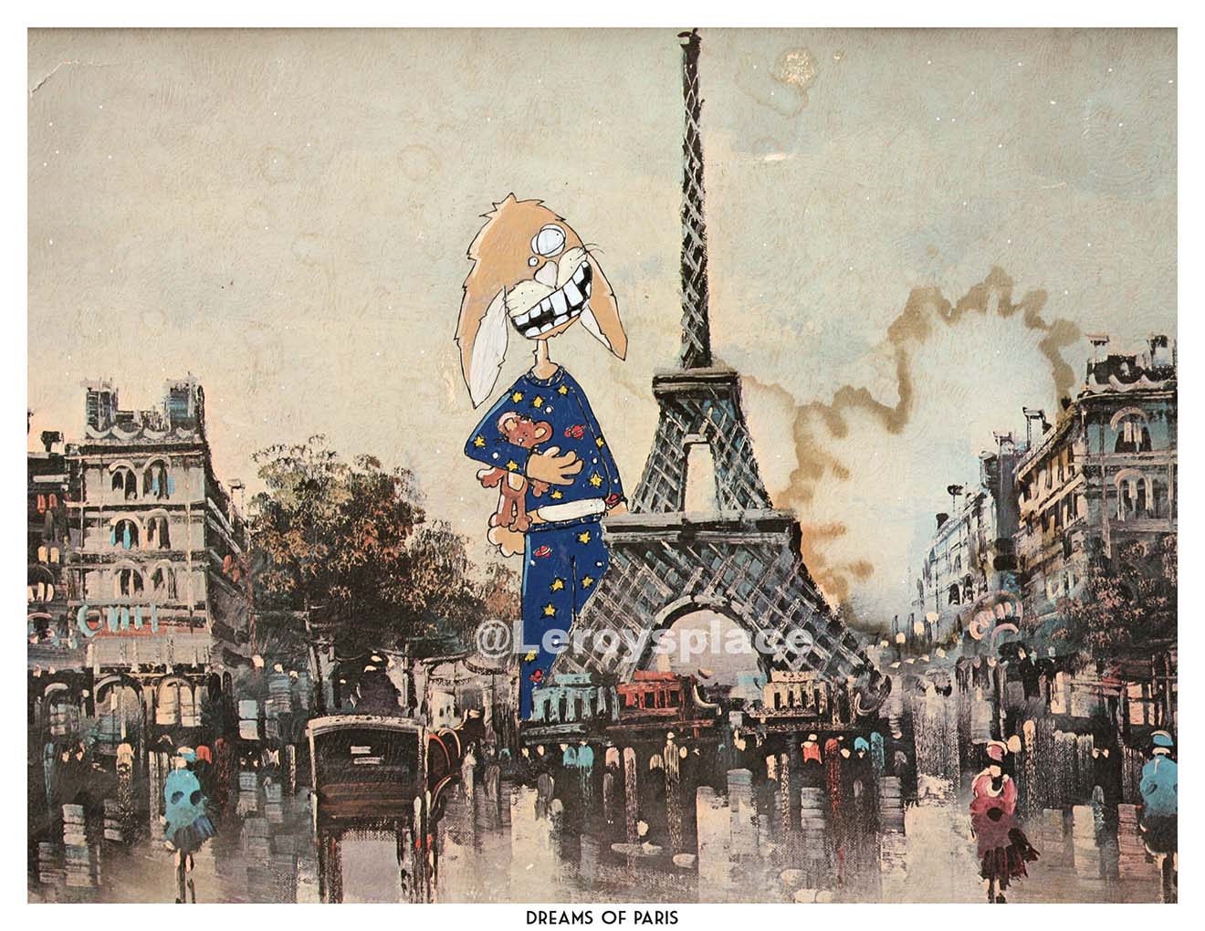 Dreams of Paris - 8.5 x 11 Art Print | Leroy's Place