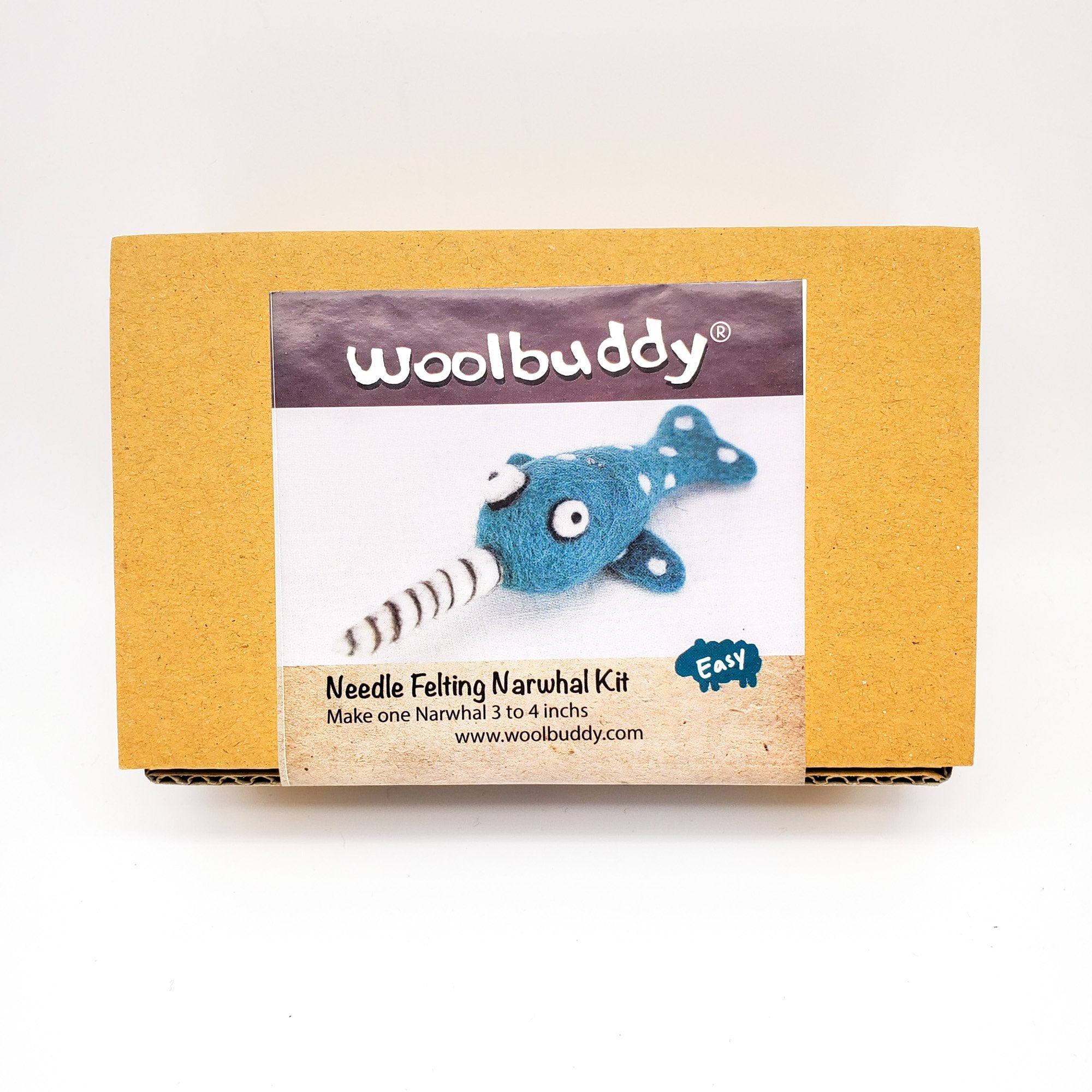 Friendly Narwhal - Needle Felting DIY Kit