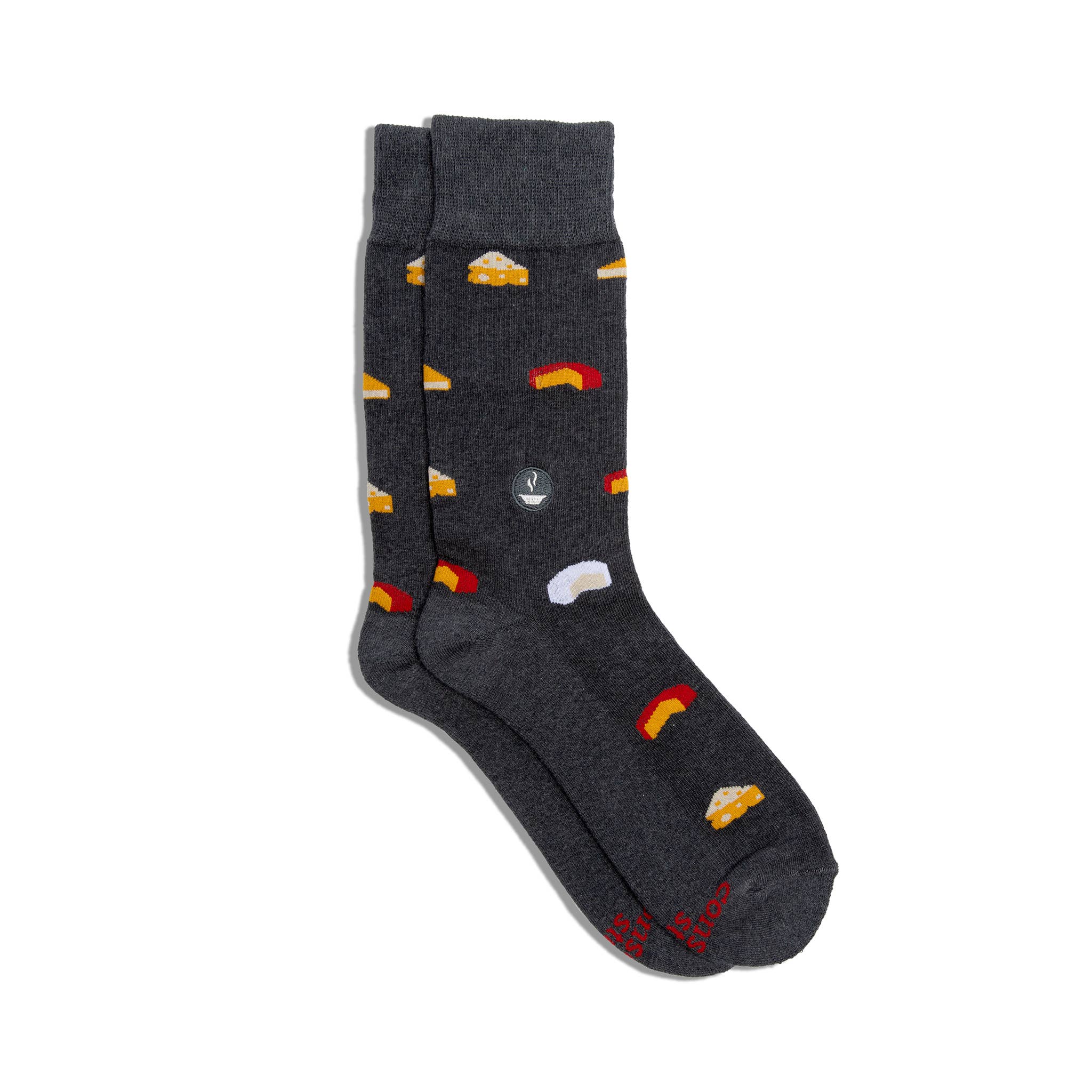Cheese Socks that Provide Meals - Men's Socks