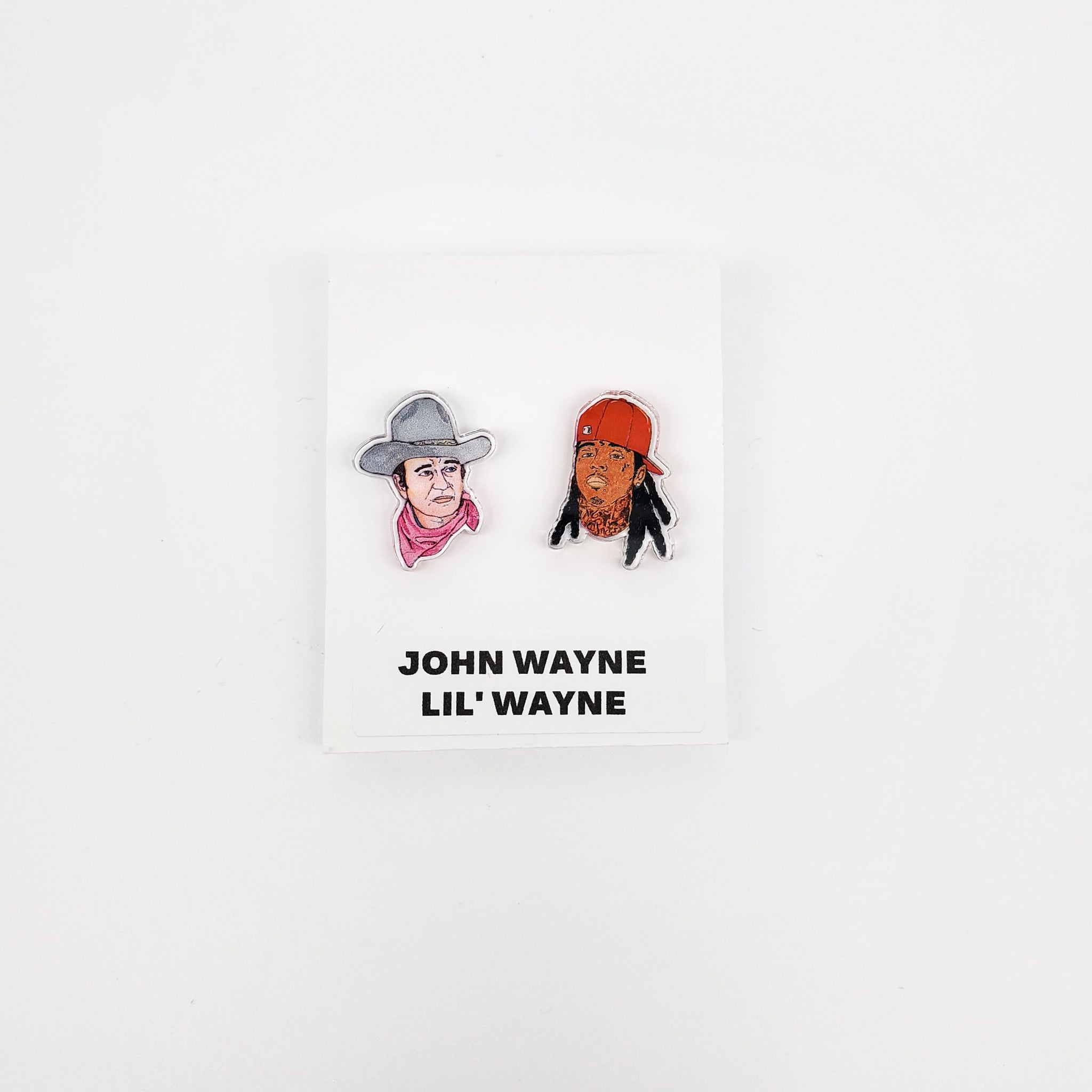 John Wayne / Lil Wayne | Icons Stud Earrings